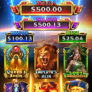 Golden Empires Skill Game Board